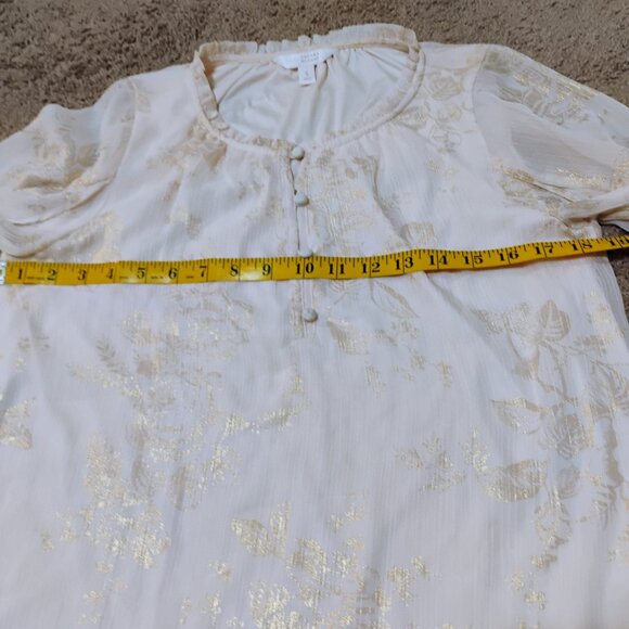 LC Lauren Conrad Pink Blouse Size Small - Picture 6 of 9